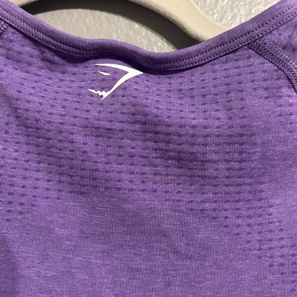 Vital Seamless 2.0 Long sleeve Crop Top in purple